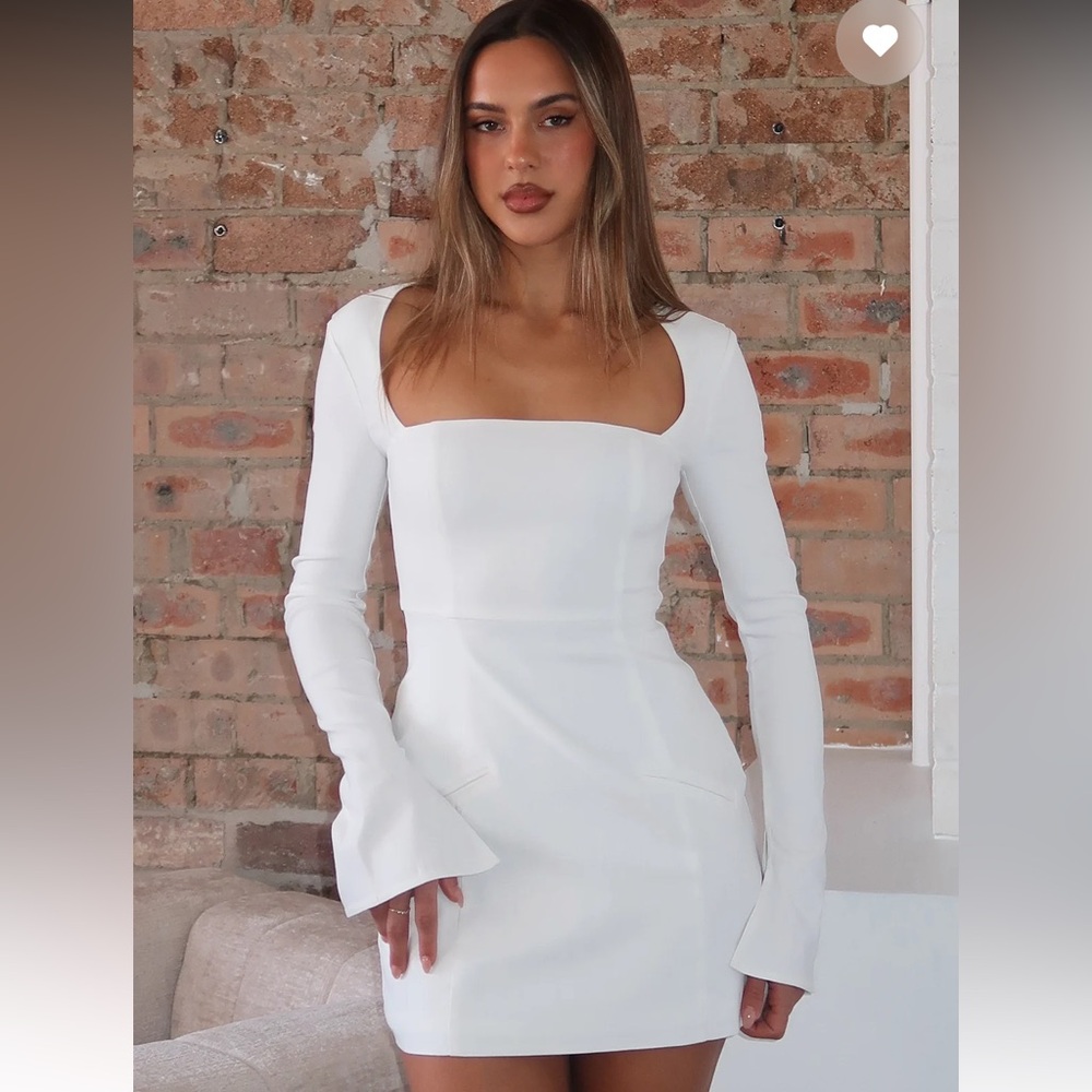 NWT White Fox White Dress